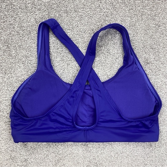 Andie The Caledonia Top Medium Blue Lapis Sports Bra Cross Back Swim AT200-LAP - Picture 6 of 8